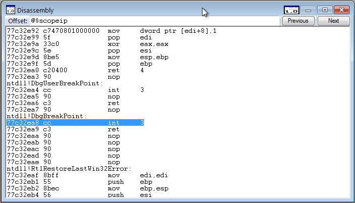 instaling Disassembly